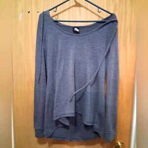 Bobeau Charcoal Gray Women's Sweatshirt Hoodie Size L